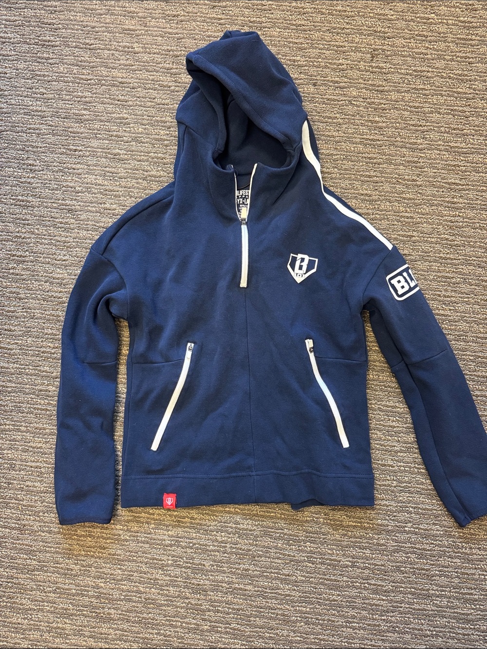 Baseball Lifestyle quarter zip hoodie